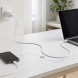 Зарядний кабель USB-C — USB-C 60W 2 м 26X205 білий для смартфона, планшета, ноутбука та павербанка (509/5092)