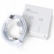 Зарядний кабель USB-C — USB-C 60W 2 м 26X205 білий для смартфона, планшета, ноутбука та павербанка (509/5092)