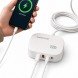 Універсальна мережева зарядка 120 W 26X-206, 4 порти USB-A та USB-C для смартфона і планшета (509/5093)