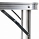 Туристичний стіл Folding Table з 4 стільцями 120×60 см алюмінієвий для пікніка кемпінгу та дачі, Темний Дуб