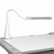 Регульована шкільна парта зі стільцем FunDesk Littonia Grey, LED-лампою і тримачем для книг 26X-150 для учнів (509/4625)