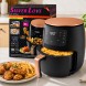 Безмасляна аерогриль-фритюрниця Silver Love 389 8 л 2400 Вт сенсорна для м’яса, картоплі та овочів
