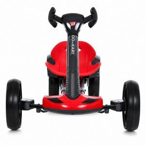 Складаний дитячий електромобіль Go-Kart, акумуляторний  електрокар 6V 4,5Ah, червоний (509/2098)