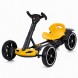 Складаний дитячий електромобіль Go-Kart HL-B6red, акумуляторний  електрокар 6V 4,5Ah, жовтий (509/4851)