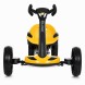 Складаний дитячий електромобіль Go-Kart HL-B6red, акумуляторний  електрокар 6V 4,5Ah, жовтий (509/4851)