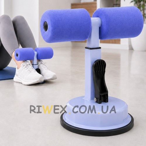 Компактный тренажер для пресса Suction Sit Up WTD на присоске для скручиваний и подъемов корпуса дома (509/7780)