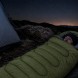 Теплий зимовий спальник-ковдра 215×65 см з USB-підігрівом до -30°C, з капюшоном для походів, Хакі (509/4595)