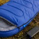 Теплий зимовий спальник-ковдра 215×65 см з USB-підігрівом до -30°C, з капюшоном для походів, Синій (509/4596)