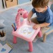 Дитячий проектор-столик для малювання Projector Painting з підсвічуванням, музикою, Рожевий (509/128000)