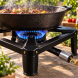 Чугунная газовая горелка 6,5 кВт GAS COOKER GB-38 для больших кастрюль, котлов и автоклавов 40*40 см (VIG/М65G)