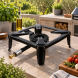 Чугунная газовая горелка 6,5 кВт GAS COOKER GB-38 для больших кастрюль, котлов и автоклавов 40*40 см (VIG/М65G)