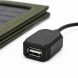 Портативна складна сонячна панель для телефона павербанка USB туристична зарядка від сонця трансформер CcLamp CL-670 6V 7W 5V-USB Зелений (H-2)