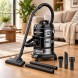 Пилосос для дому та майстерні Hoffmans HM-8806 2800 Вт 25 л з функцією видування та телескопічною трубкою Пилосос для дому та майстерні Hoffmans HM-8806 2800 Вт 25 л з функцією видування та телескопічною трубкою