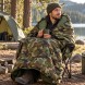 Спальний мішок камуфляж для туризму та польових умов 190+30×70 см до -10°C поліестер-файбер 250 г/м² (YAS)