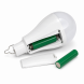 Акумуляторна USB LED лампочка E27 для дому при відключенні світла з гачком, 2 акумулятори 18650, 20 Вт 6500K — FAE-3920