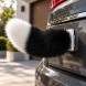 Декоративний плюшевий хвіст для автомобіля електричний, рухомий, акумуляторний, з пультом та USB, Чорний (X26)