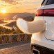 Декоративний плюшевий хвіст для автомобіля електричний, рухомий, акумуляторний, з пультом та USB, Бежевий (X26)