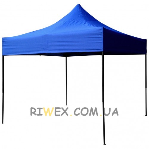 Торговый синий раздвижной шатер 3 х 6 м палатка гармошка