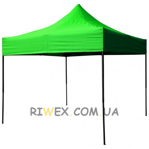 Торговый зеленый раздвижной шатер 3 х 6 м палатка гармошка