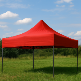 Дах-тент для торгового намету, павільйону зі складним каркасом 3х3 м Червоний