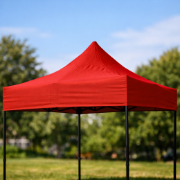 Крыша-тент для торговой палатки, павильона со складным каркасом 3х6 м Красный