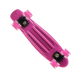 Пенни борд розовый скейт 23 со светящимися колесами Penny Board до 80 кг
