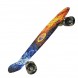 Пенні борд синій "вогонь" скейт 25 з світяться колесами Penny Board до 80 кг