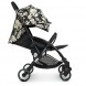 Прогулочна дитяча коляска (візок) книжка M EL CAMINO ME 1058 WISH чорна квіточки (М+)