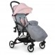 Прогулочна дитяча коляска (візок) книжка M EL CAMINO ME 1058 WISH сіро-рожева (М+)