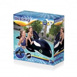 Надувной плот для плавания черный BestWay 41009 "Косатка" до 45 кг (LM)
