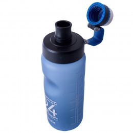Спортивна пляшка для води синя EL-1240 850 мл (пляшечка для залу) (237)