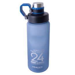 Спортивная бутылка для воды синяя EL-1240 850 мл (бутылочка для зала) (237)