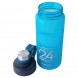 Спортивная бутылка для воды голубая EL-1240 850 мл (бутылочка для зала)  (237)