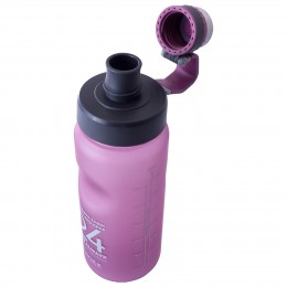 Спортивная бутылка для воды розовая EL-1240 850 мл (бутылочка для зала) (237)