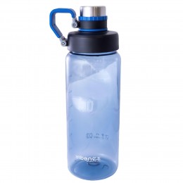 Спортивная бутылка для воды синяя EL-1241 850 мл (бутылочка для зала) (237)