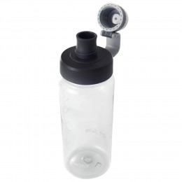 Спортивная бутылка для воды прозрачная EL-1241 850 мл (бутылочка для зала)  (237)