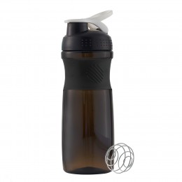 Спортивная бутылка для воды черная EL-1235 760 мл (бутылочка для зала)  шейкер с пружиной (237)
