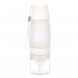 Спортивна пляшка для води біла H-244 650 мл (пляшечка для залу) з соковижималкою (237)