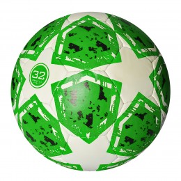 Футбольный мяч 2500-109 размер 5, (ПУ 1,4 мм), ручная работа, 32 панели, 400 г зеленый (IGR24)