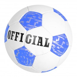 Футбольний м'яч  2500-175 розмір 5, (ПУ 1,4 мм), ручна робота, 32 панелі, 400 г синій (IGR24)