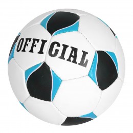 Футбольный мяч 2500-180 размер 5, (ПУ 1,4 мм), ручная работа, 32 панели, 400 г голубой (IGR24)