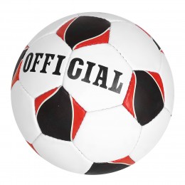 Футбольный мяч 2500-180 размер 5, (ПУ 1,4 мм), ручная работа, 32 панели, 400 г красный (IGR24)