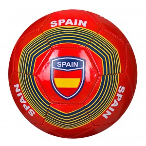 Футбольний м'яч 3283 розмір 5, (ПВХ 1,8 мм), 32 панелі, 300-320 г червоний (IGR24)