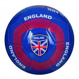 Футбольный мяч  3283 размер 5, (ПВХ 1,8 мм), 32 панели, 300-320 г синий (IGR24)