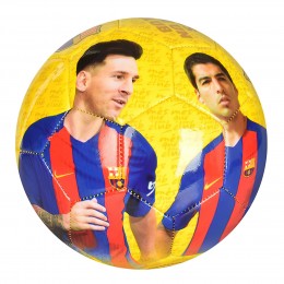 Футбольный мяч 0998 размер 5, (ПВХ 1,8 мм), 32 панели, 300-320 г желтый(IGR24)