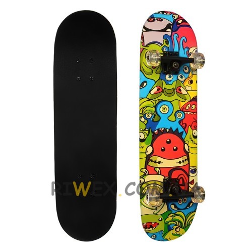 Скейт дерев'яний MS 0355-2-4 з малюнком Penny Board до 80 кг (IGR24)