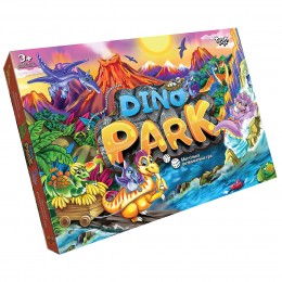 Настільна гра "Dino Park" українською мовою (2-4 гравця) 36х25х2,5 см 3+ (IGR24)