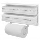Кухонный белый диспенсер 3 в 1 для фольги, бумажных полотенец и пищевой пленки Kitchen Roll Triple Paper Dispenser