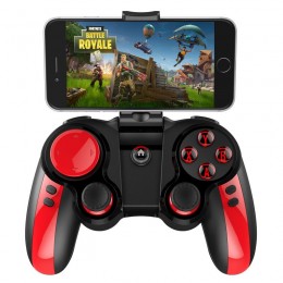 Беспроводной геймпад C16 Bluetooth черно-красного цвета джойстик для компьютера и телефона  IOS / Android (205)