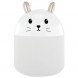 Увлажнитель воздуха ультразвуковой  и ночник 2 в 1 Humidifiers Rabbit с LED подсветкой  лампа кролик белого цвета (205)